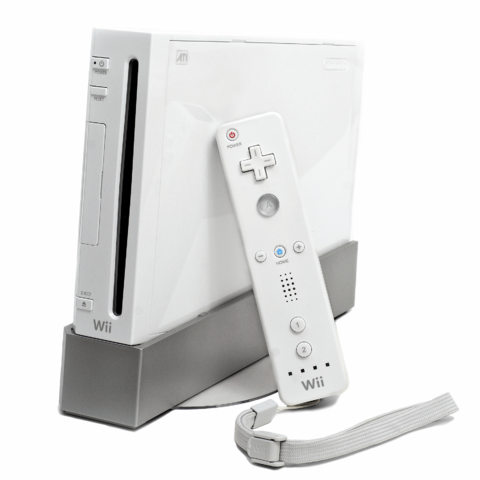 Wii-console This photo was taken by Evan-Amos as a part of Vanamo Media, which creates public domain works for educational purposes. derivative work: Alphathon™